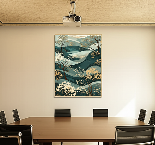 Verdant Hills, Golden Blooms