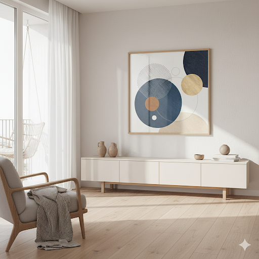 Abstract Serenity: Geometric Harmony