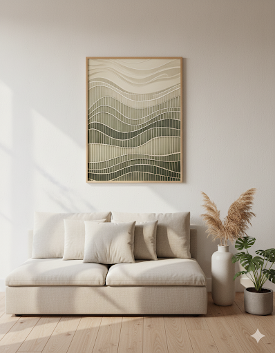 Serene Sage Waves
