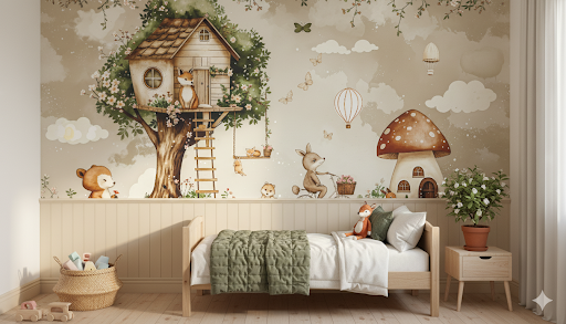 Whimsical Forest Friends Treehouse Adventure
