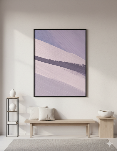 Lavender Haze Abstract