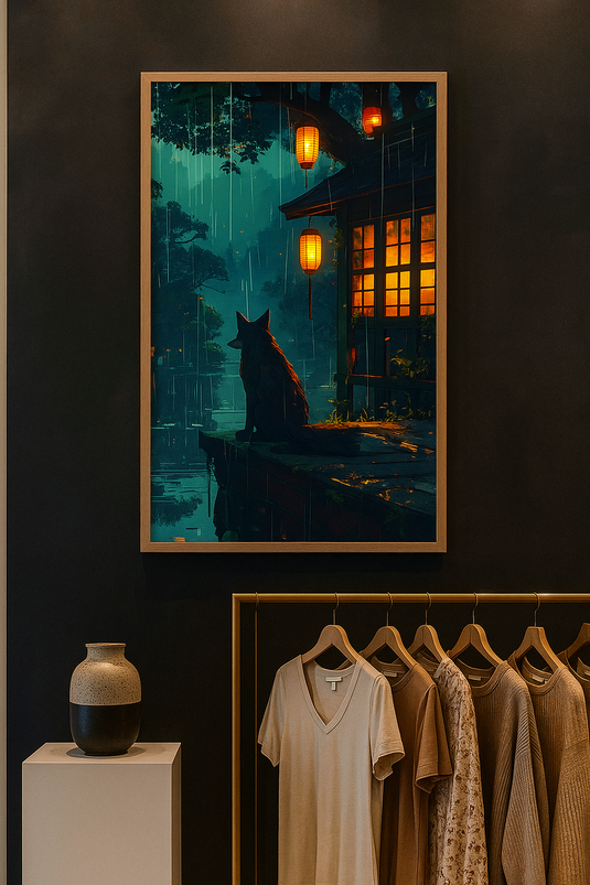 Rainy Night Fox Serenity