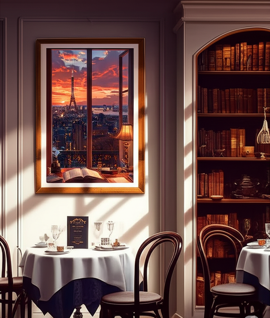 Parisian Sunset Study