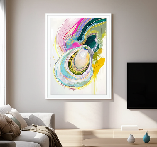 Coastal Radiance Abstract Oyster