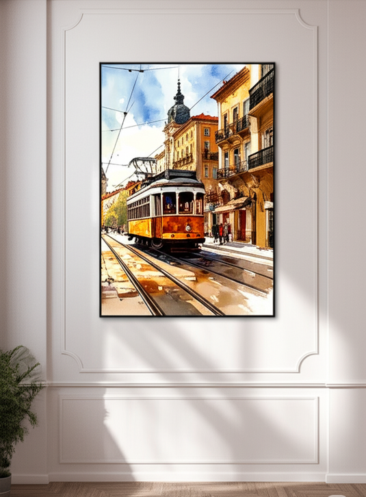 Lisbon Tram: Sunny Streets