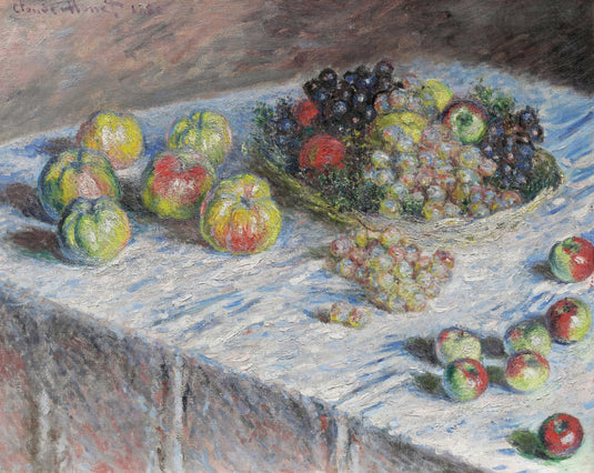 Monet- Apple And Grapes, 1880