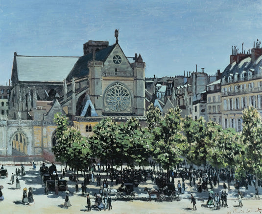 Monet- St Germain I'Auxerrois, 1876