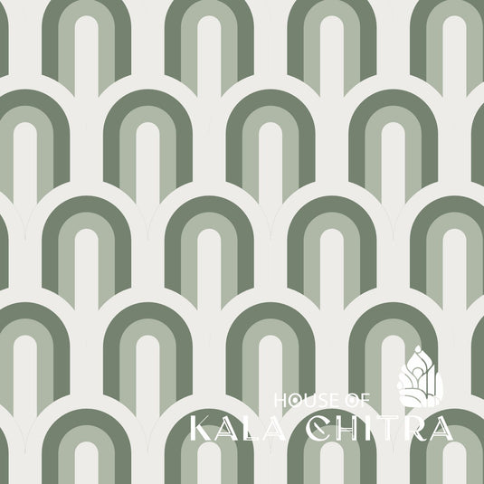 Serene Green Arch Harmony