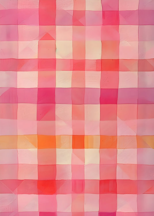 Pink Gingham Radiance