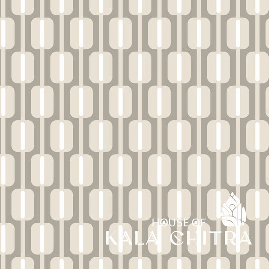 Serene Pods Geometric Wallpaper