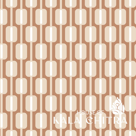 Serene Pods Geometric Wallpaper