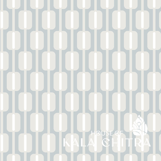 Serene Pods Geometric Wallpaper