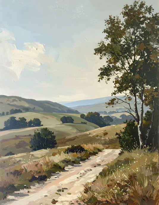 Rolling Hills Path to Tranquility