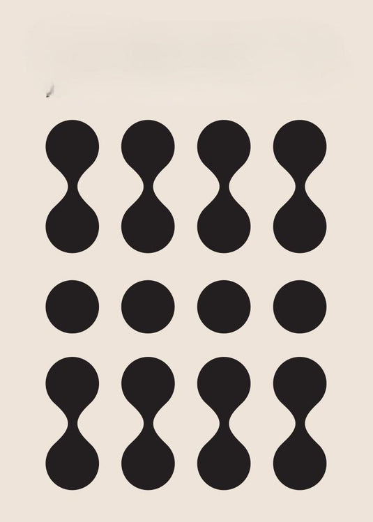 Minimalist Rhythms in Monochrome