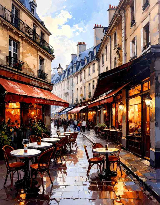 Rue de Paris: Evening Glow