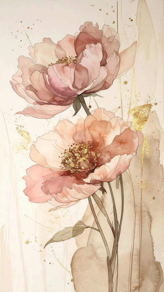 Golden Blush Peonies