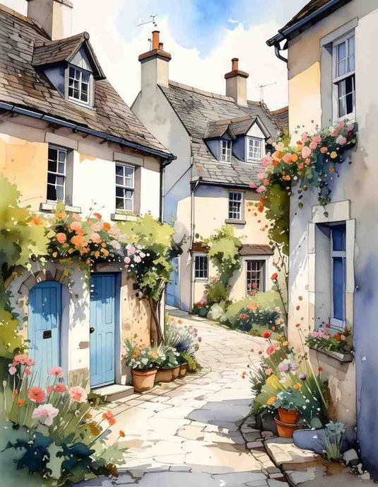 Quaint European Lane Blossom