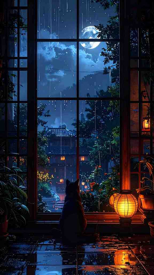 Midnight Rain & Lunar Glow