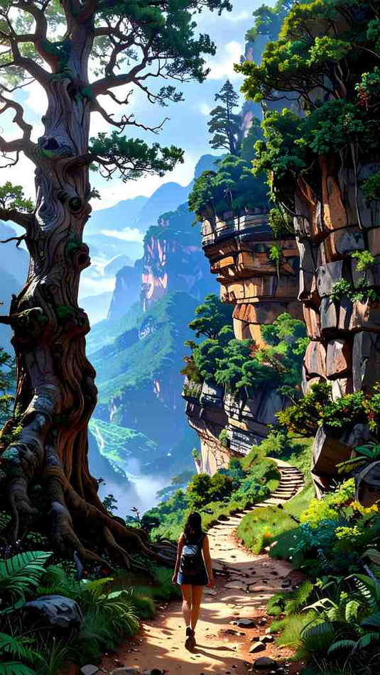 Mountain Path to Serenity