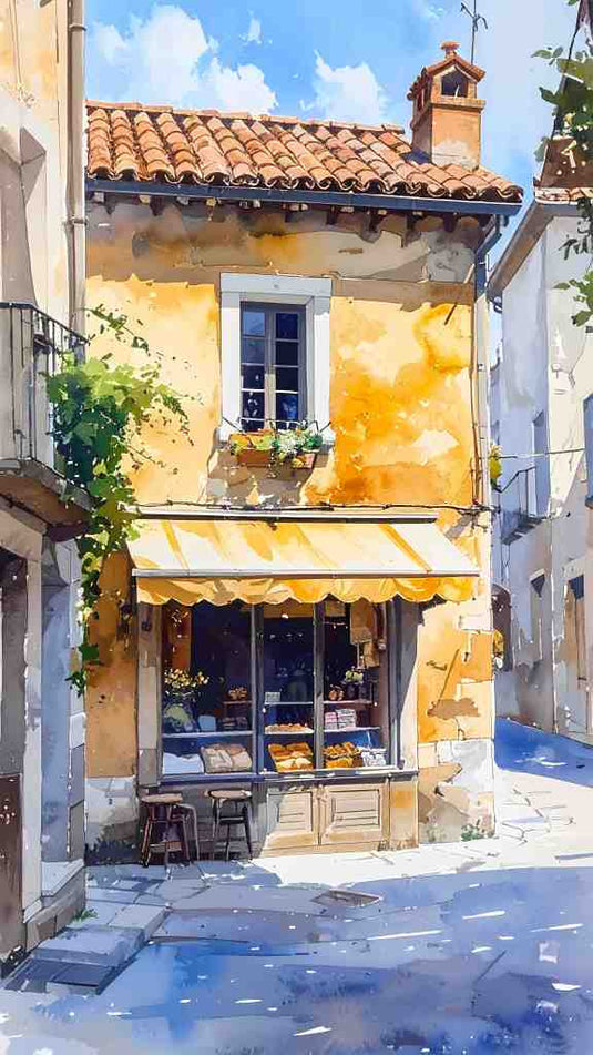 Sunny European Bakery Charm