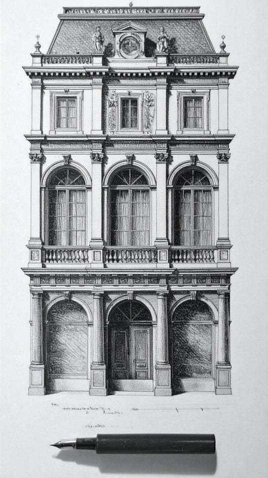 Regal Facade, Timeless Elegance