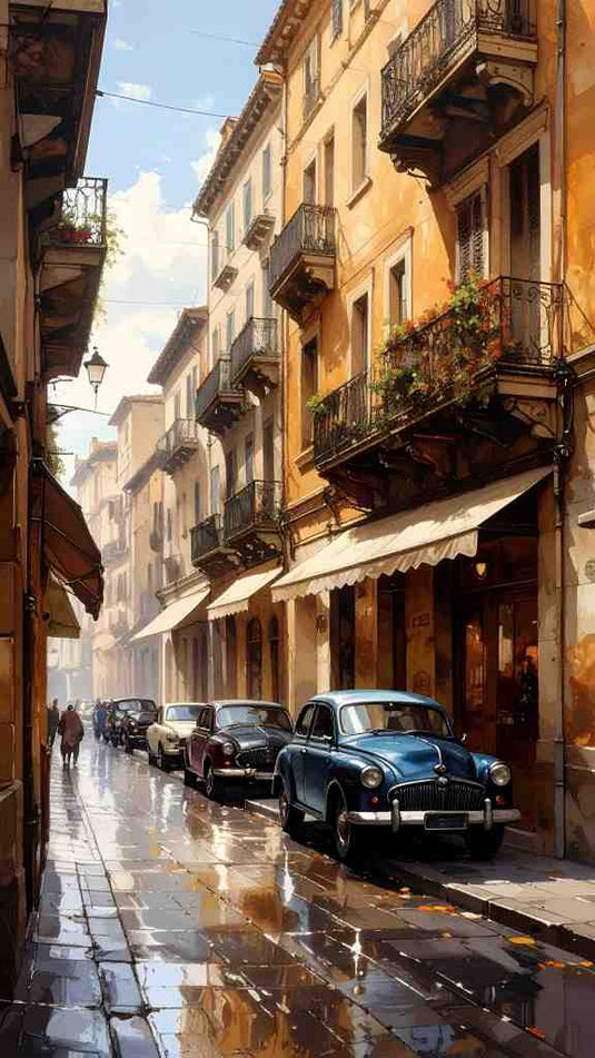 European Street: Vintage Charm