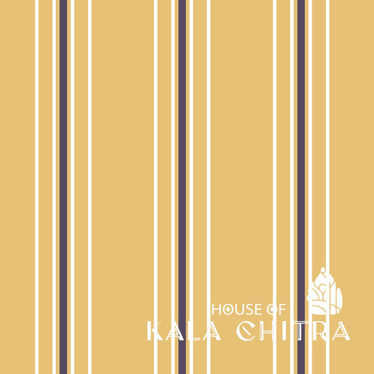 Regal Gold Minimalist Stripe Symphony