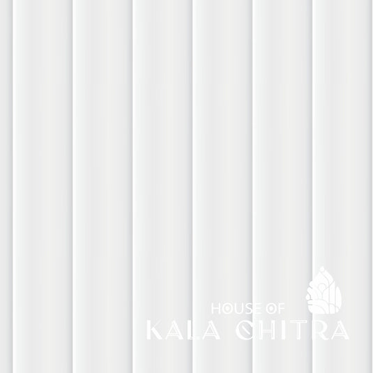 Minimalist White Vertical Ribbons