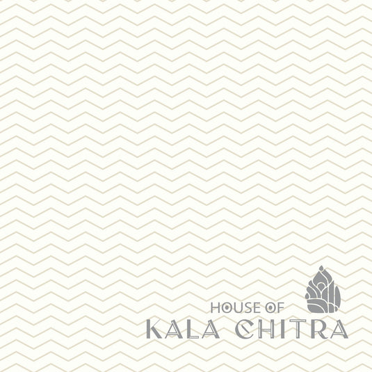Zigzag Serenity: Navy Blue Chevron Wallpaper