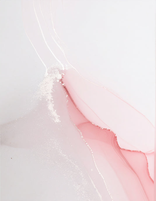 Rose Blush Abstract Flow
