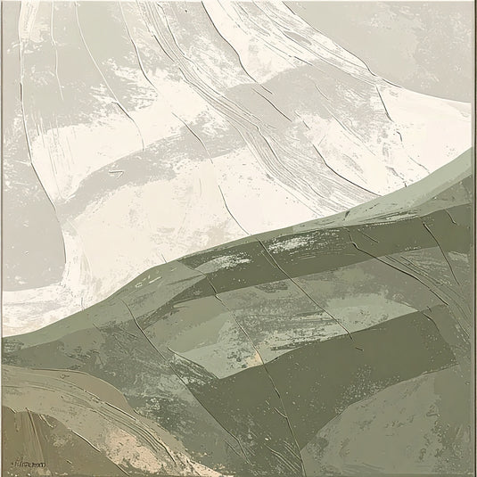 Abstract Earth Tones Landscape