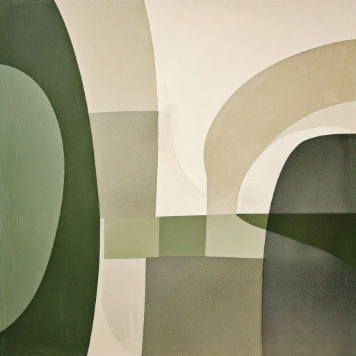 Earthen Serenity Abstract Canvas