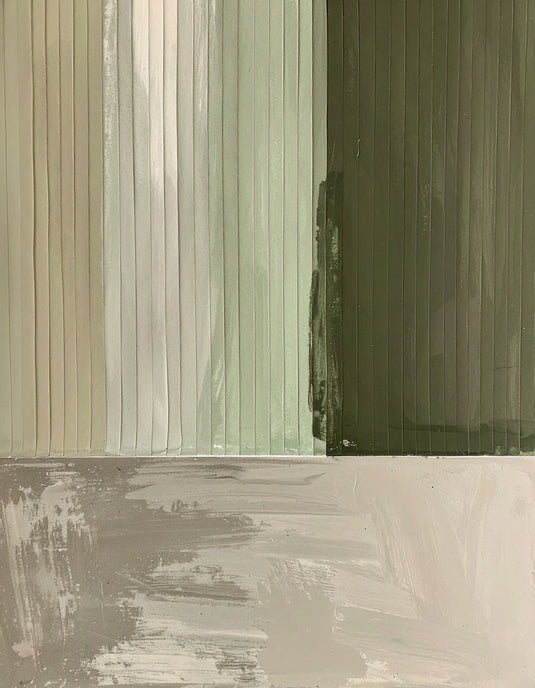 Earthen Serenity Vertical Abstract