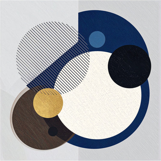 Intersecting Serenity: Modern Geometric Abstract