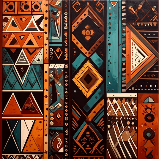 Tribal Harmony Geometric Wall Art