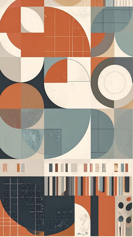 Terracotta & Sage Geometric Harmony