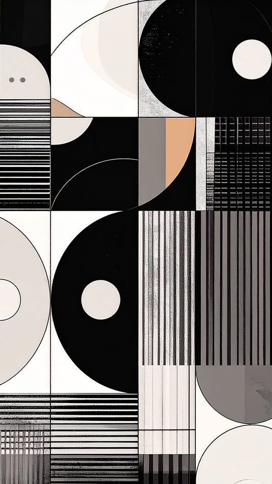 Abstract Rhythms in Monochrome