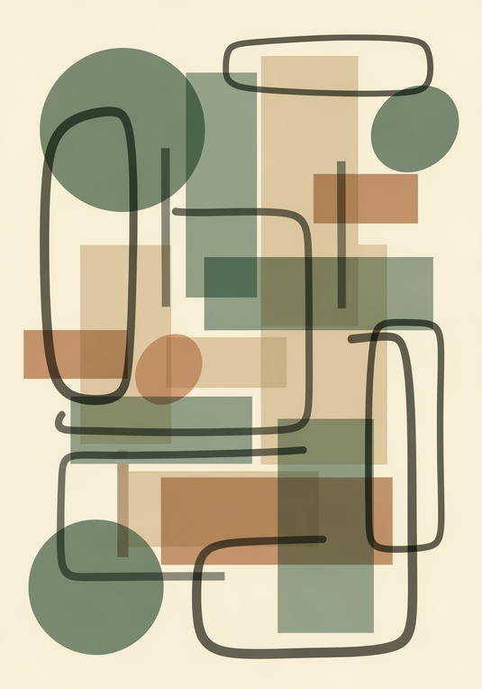 Modern Harmony in Shapes