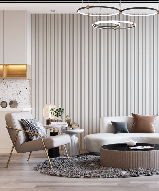 Minimalist Pale Stripe Serenity