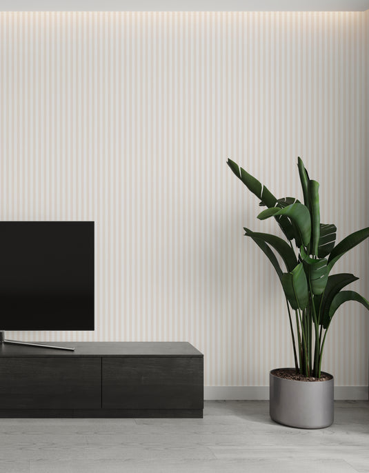 Earthy Stripes: Modern Vertical Serenity