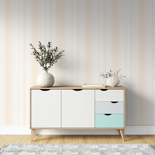 Soft Pink Pinstripe Elegance