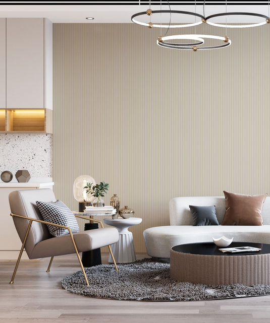 Minimalist Pale Stripe Serenity