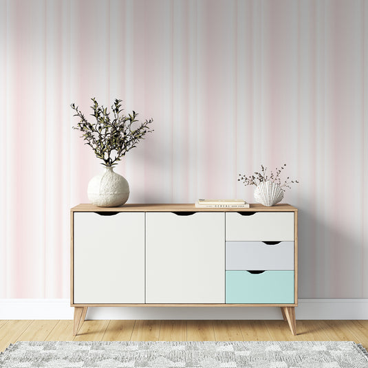 Soft Pink Pinstripe Elegance