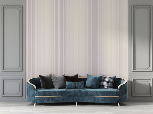 Regal Gold Stripes: Modern Minimal Art