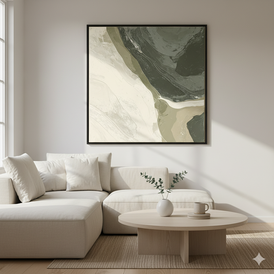 Abstract Earth Tones Flow