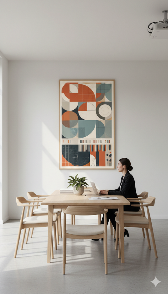 Terracotta & Sage Geometric Harmony