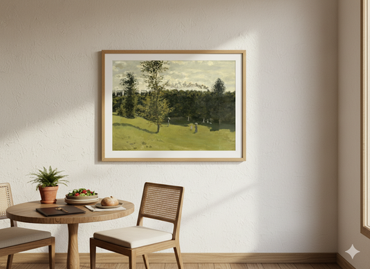 Monet- Train In The Countryside, 1870