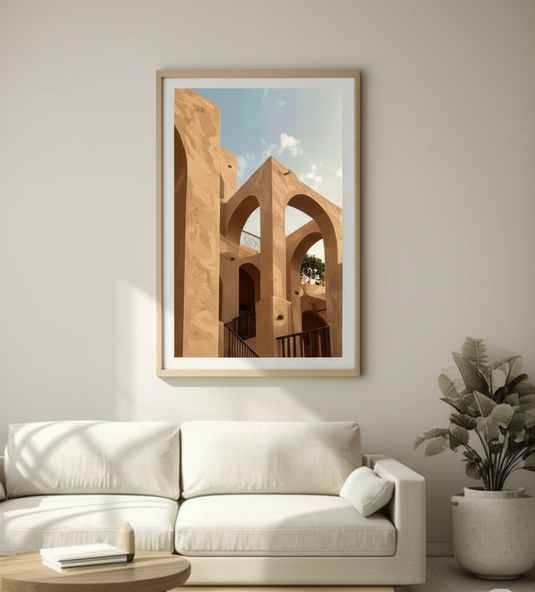 Desert Arches: Minimalist Serenity