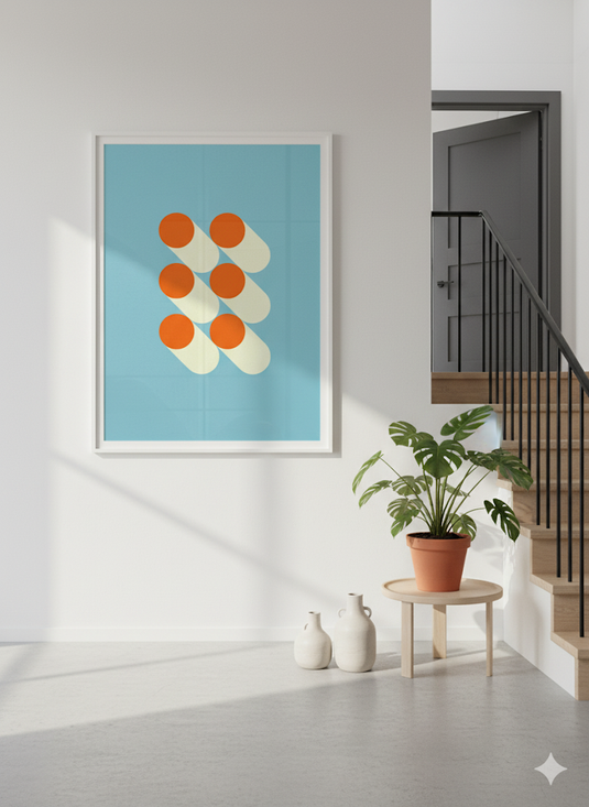 Sun-Drenched Geometric Rhythm