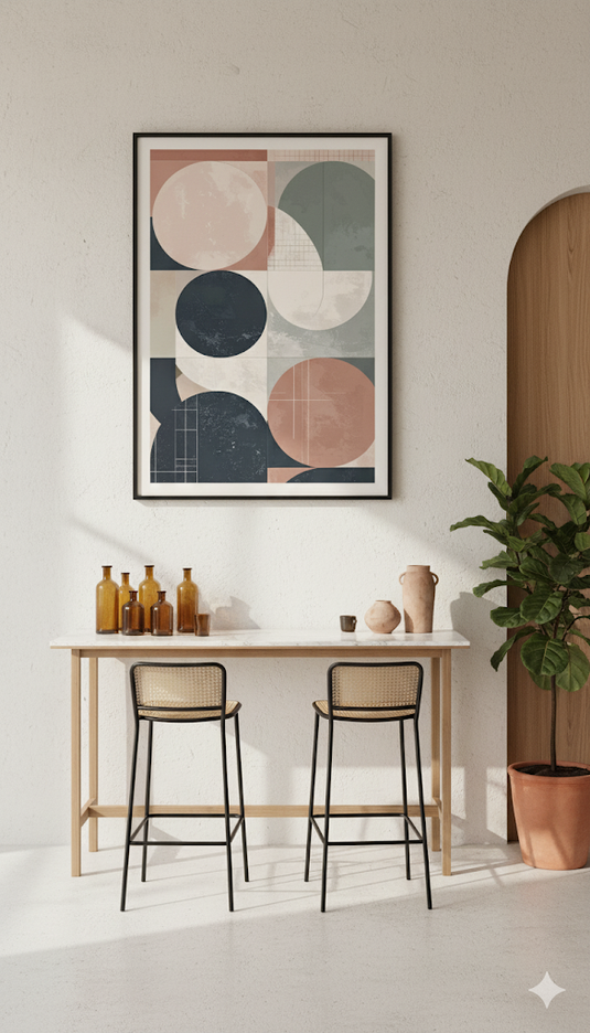 Abstract Serenity: Geometric Harmony